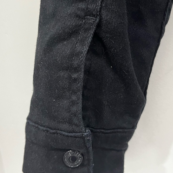 Levi’s Original Sherpa Trucker Jacket Black Denim size M - Picture 10 of 16